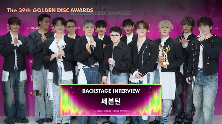 [골든디스크 백스테이지] 세븐틴 (SEVENTEEN)｜The 39th Golden Disc Awards