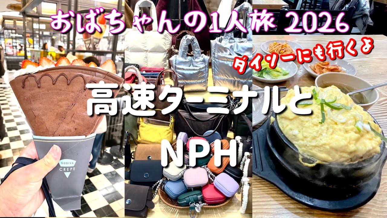 【韓国ソウル】#2 チョコの香りただようゴディバのクレープと🍫NPHへ冬のカバン探し♪何度もリピしたくなる熱々ケランチムと広すぎるダイソー