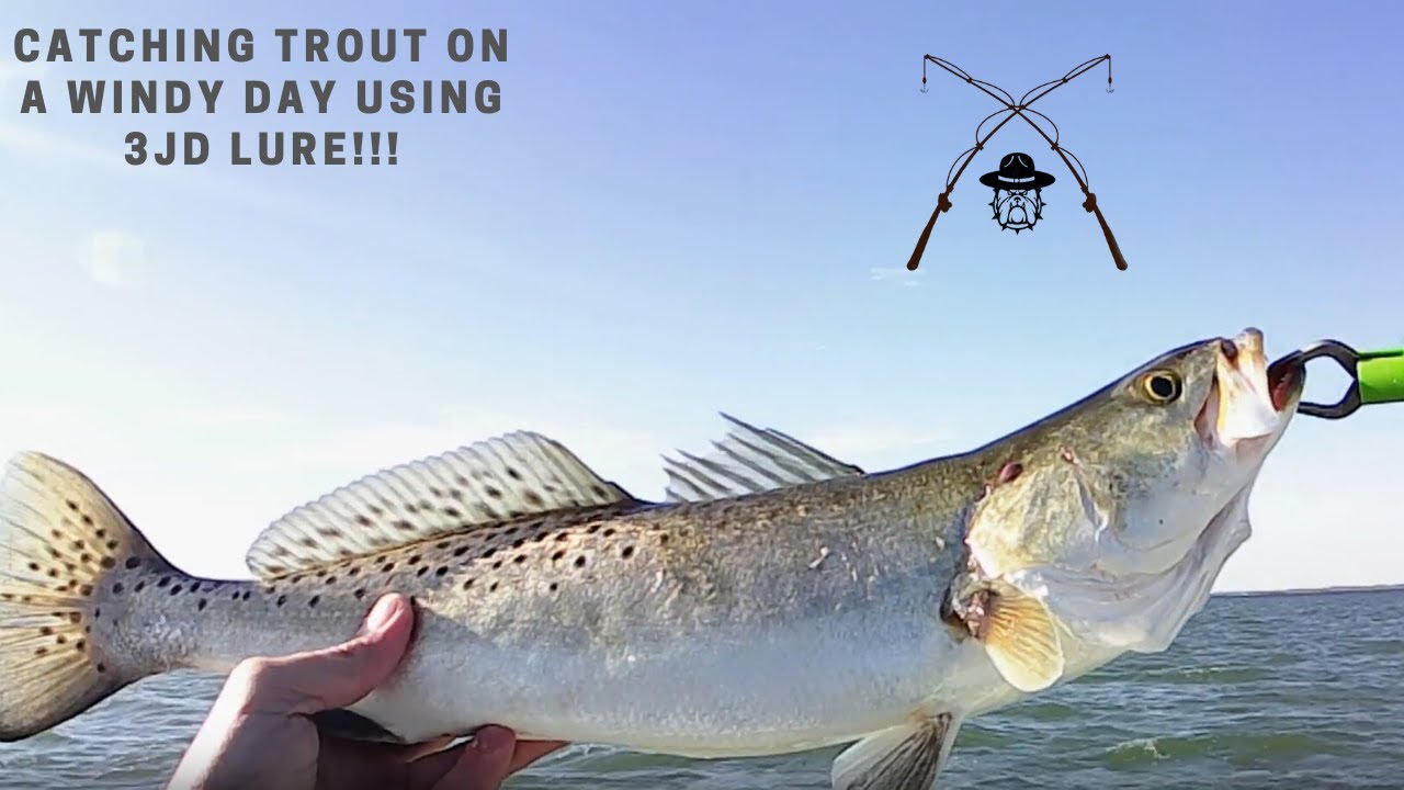 Catching Trout in Laguna Madre! Good bite on a windy day, 20 mph! Using