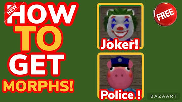 How to get POLICE AND JOKER PIGGY in ROBLOX FIND THE PIGGY MORPHS! Get free piggies. JOKER & POLICE.