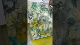 Alcohol Ink On A Gel Plate #letsgetinky #alcoholinkonagelplate