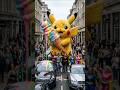 Pikachu Giant icecream adventure 🤩 #pikachu #pokemon #funny