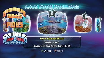Skylanders Trap Team Kaos Doom Challenge - Waves 31-40