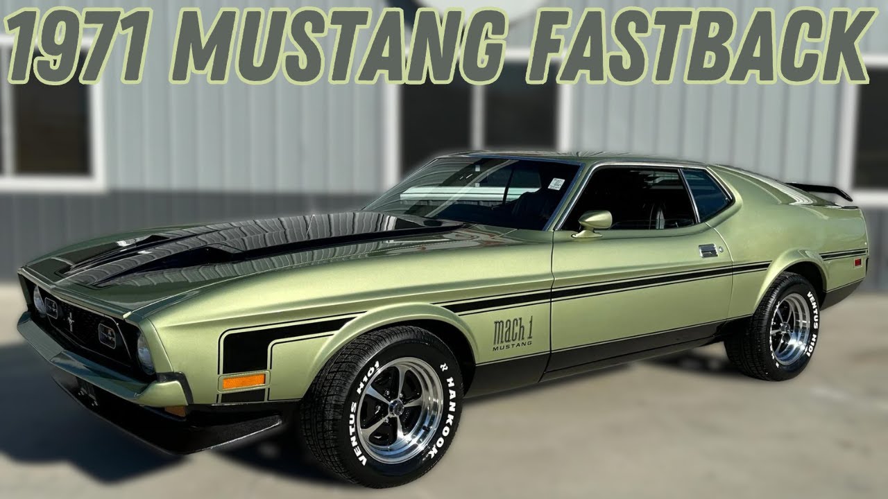 1971 Mustang Fastback (SOLD) at Coyote Classics - YouTube