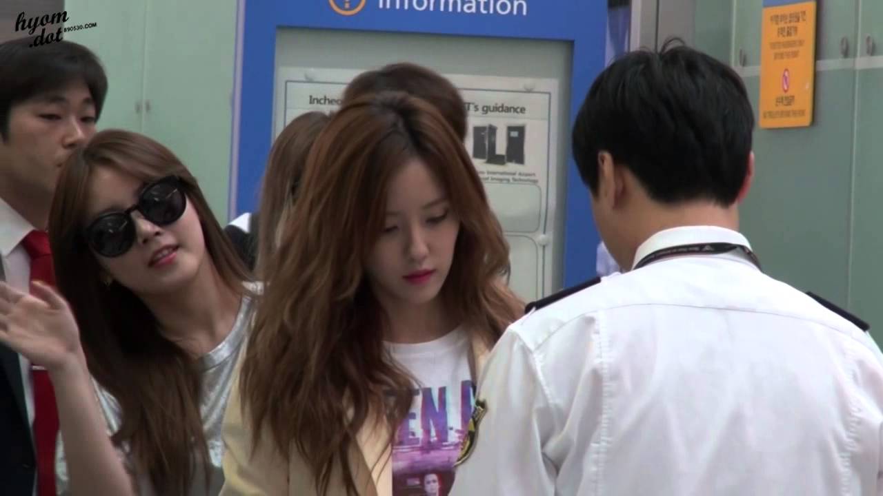130602 인천 공항 출국 효민(Hyomin) 직캠