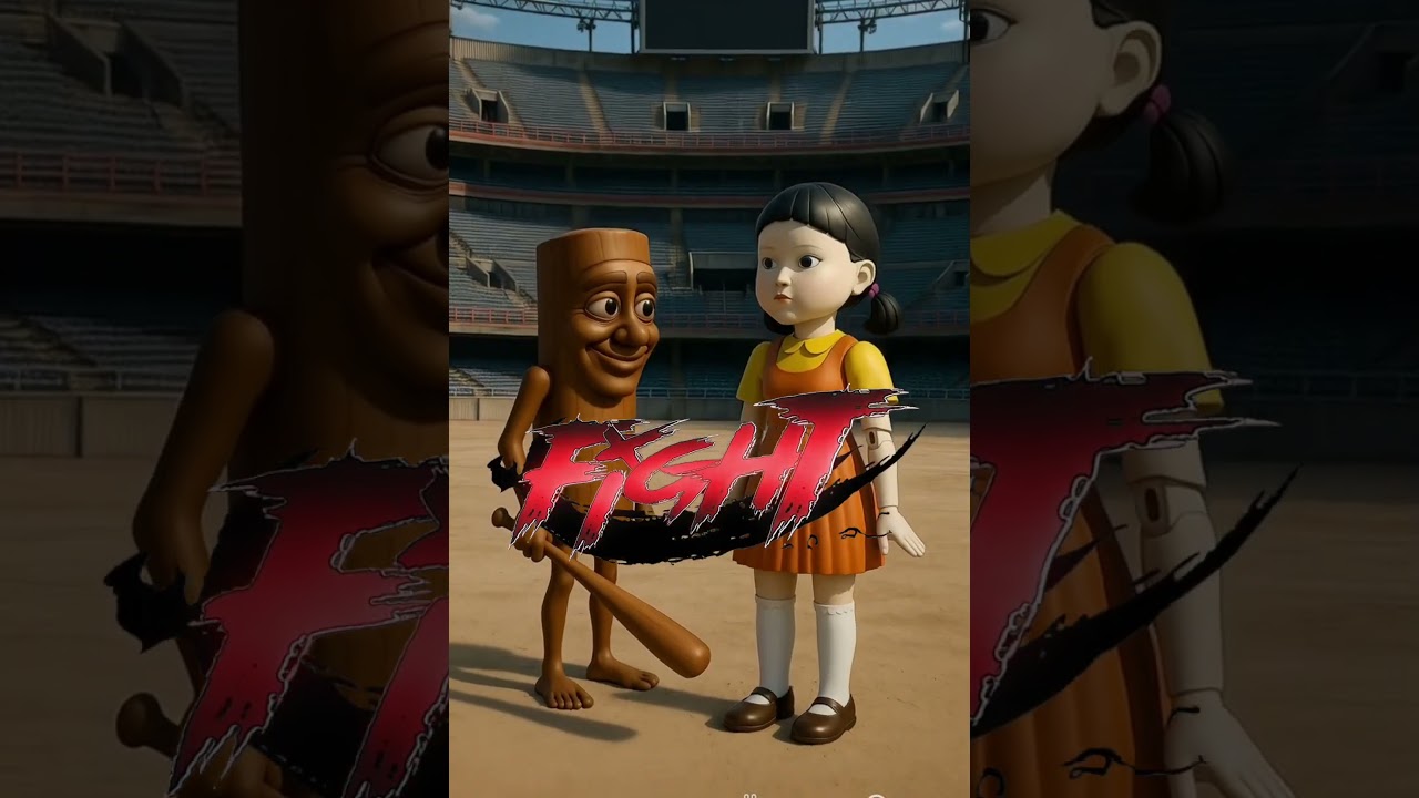 Tung Tung Sahur vs Young Hee Squid Game Epic Fight 