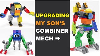 Upgrading My Son's Combiner Mech !! #LEGO