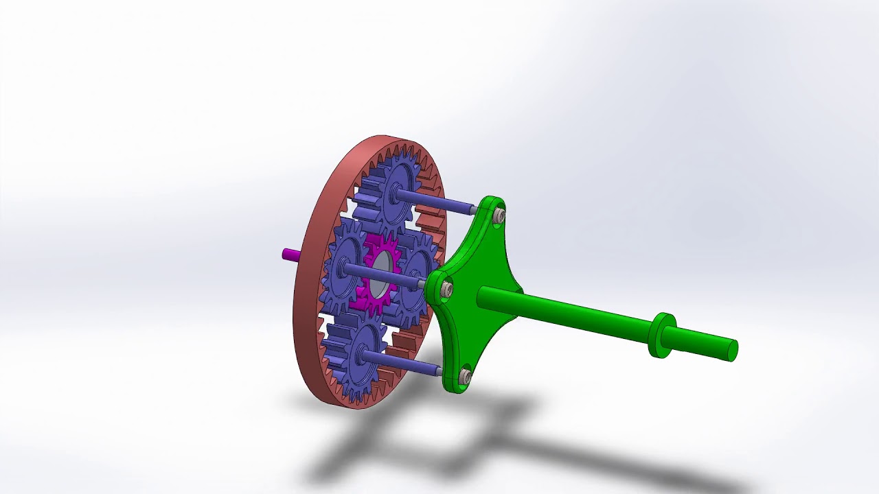 Case 2 Planetary Gear Animation Sourodeep Mondal YouTube