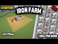 The Best Starter Iron Farm in Minecraft Java 1.20+ | Easy, Efficient &amp; Survival Friendly! #gaming 
