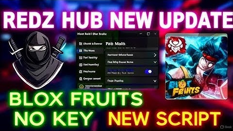 New Redz Hub Script Update | NEW Blox Fruits Script (Roblox)*NO KEY* Update 27 AUTO FARM