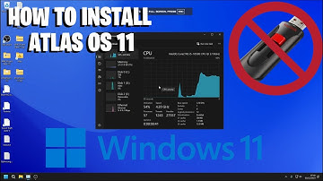 How to Install Atlas OS 11 WITHOUT USB Drive! (Windows 11)