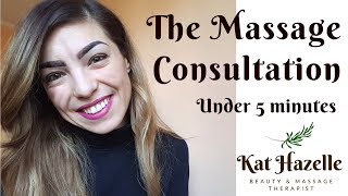 How to Conduct the Massage Consultation in Under 5 Minutes