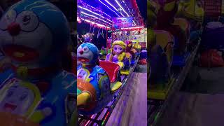 Naik Odong-Odong Upin Dan Ipin Di Pasar Malam Seru