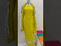 Pure Organza Suit, Pure Hand Embroidery Suit # Available Stock #