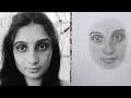 How to draw realistic face||from mobile