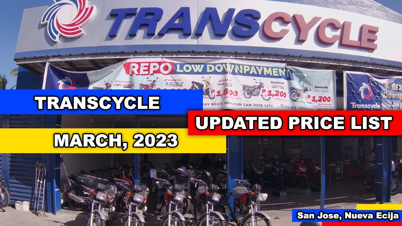 transcycle motor price list