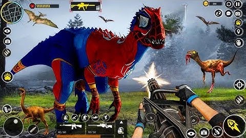 Dino Hunting Game 3D 2023 – Android Gameplay dinosaur hunter game 3d wild dino hunting game