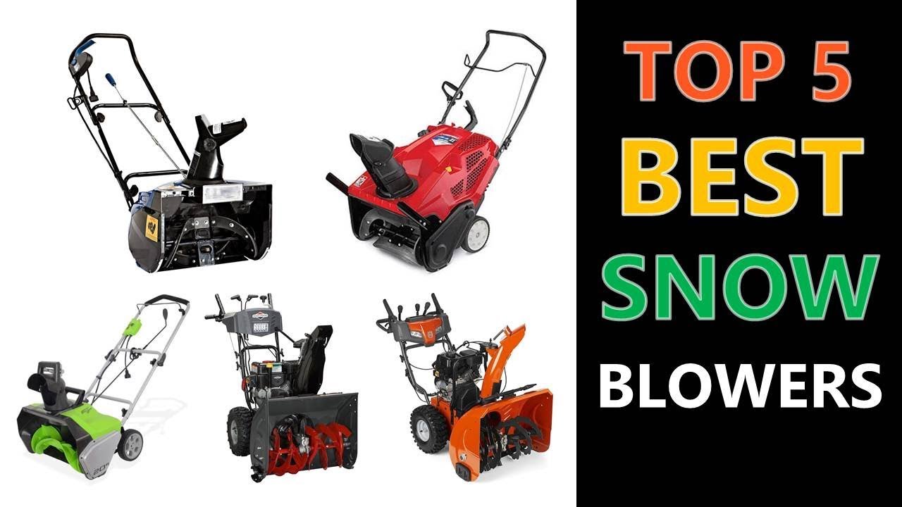 Best Snow Blowers 2019 2020 YouTube
