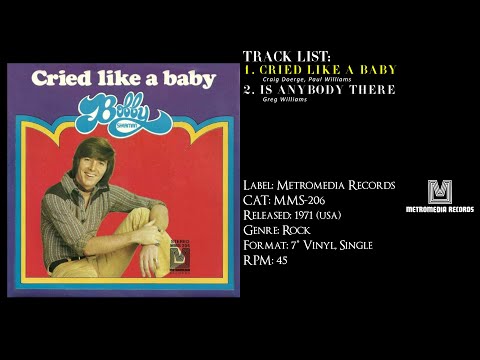 Bobby Sherman — Bobby Sherman – Cried Like A Baby (Full Record) – 1971– CAT.# – MMS-206
