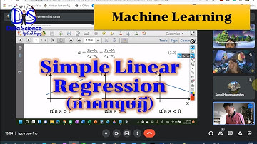 Machine Learning: Simple Linear Regression การถดถอยเชิงเส้นอย่างง่าย ภาคทฤษฎี