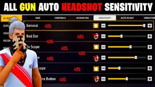 Free Fire Max Headshot Setting After Update 2025⚡Best Sensitivity Settings ⚙️| Sensitivity Setting screenshot 1