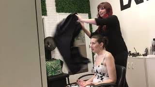 June Hair Length Update and Visit with Amanda at Lather Beauty Salon, Product & Length Discussion screenshot 4