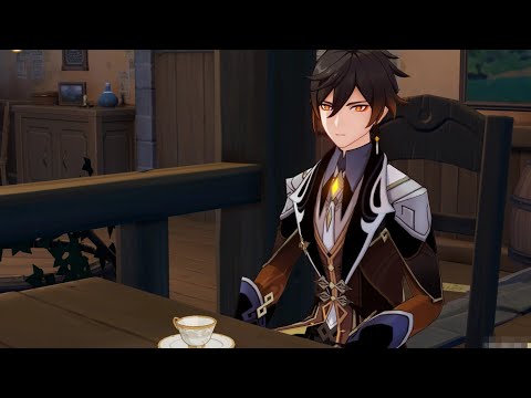 【原神】モンドの酒場にやってきた鐘離先生【酌み交す酔夢】