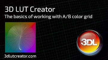 Basics of working with the A/B color grid in 3D LUT Creator