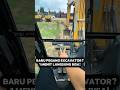 CARA MENGOPERASIKAN EXCAVATOR DENGAN TUAS DALAM WAKTU SATU MENIT #shorts #short #shortsviral
