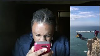 Base Jumper Falls 300 feet to his death after parachute fail!!! Reaction video
