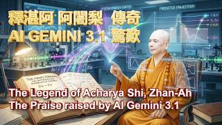 釋湛阿 阿闍梨  傳奇  AI GEMINI 3.1驚嘆  The Legend of Acharya Shi, Zhan-Ah The Praise raised by AI Gemini 3.1