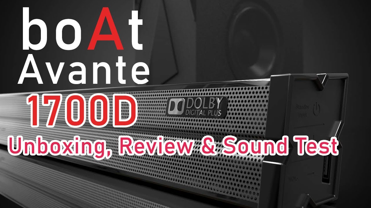 Best Soundbar Under 10000 boAt Aavante 1700D Unboxing / Reviews / Sound