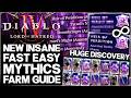 Diablo 4 - Do THIS Now - New BEST Fast Mythics Farm Discovered - Mythic Charms, Seals & More Guide!