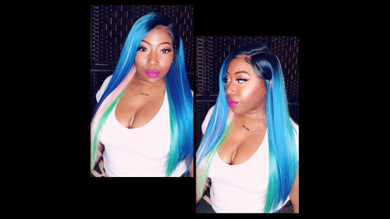 Affordable Cardi B Rainbow Wig | Zury  BYD MP-LACE H KITTY