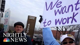 The Voices Of The Shutdown: Over 800,000 Government Workers Going Without Pay | NBC Nightly News