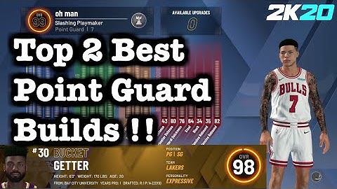 Top Point Guard Builds 2K20 : Best Slasher Build + Best Speedboosting Sharp Build for Point Guards