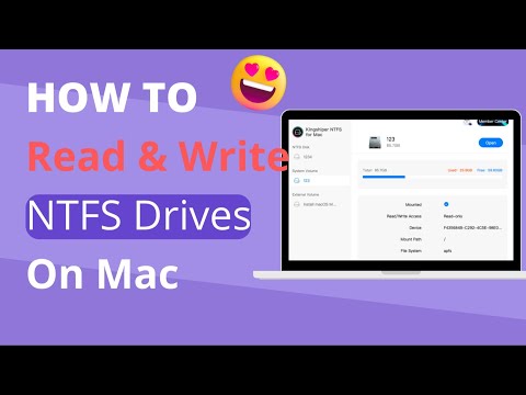 How to Read & Write NTFS Drives on Mac - video from Kingshiper