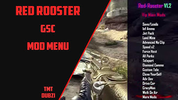 Black Ops 2 1.19 GSC Mod Menu - Red Rooster V1.2 - PS3 & 360