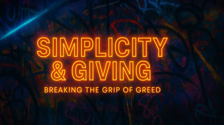 Better Living 12/11/25 Immersion Series: "Simplicity and Generosity"