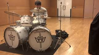 Slingerland Louie Bellson kit test.
