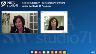 Remote Advocacy: Representing Your Client during the COVID-19 Pandemic - Spring 2020