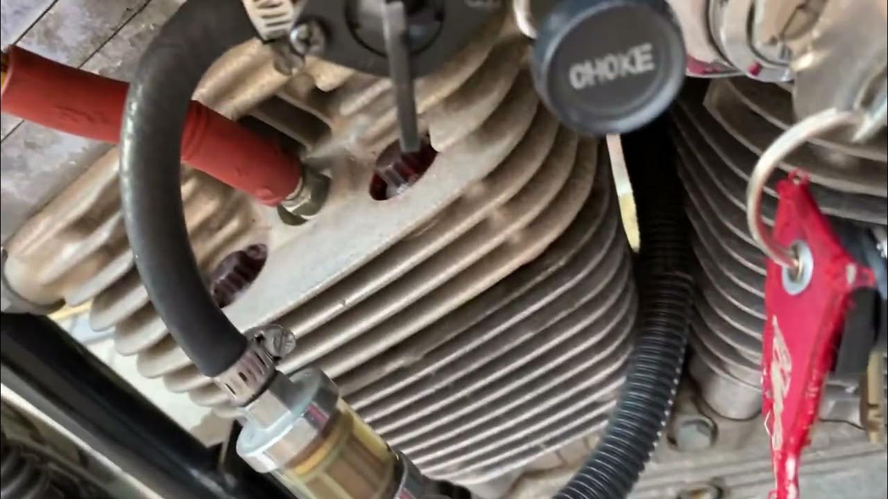Loose primary chain sound on the Harley davidson sportster xlh 883
