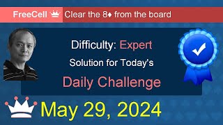Microsoft Solitaire Collection: FreeCell - Expert - May 29, 2024