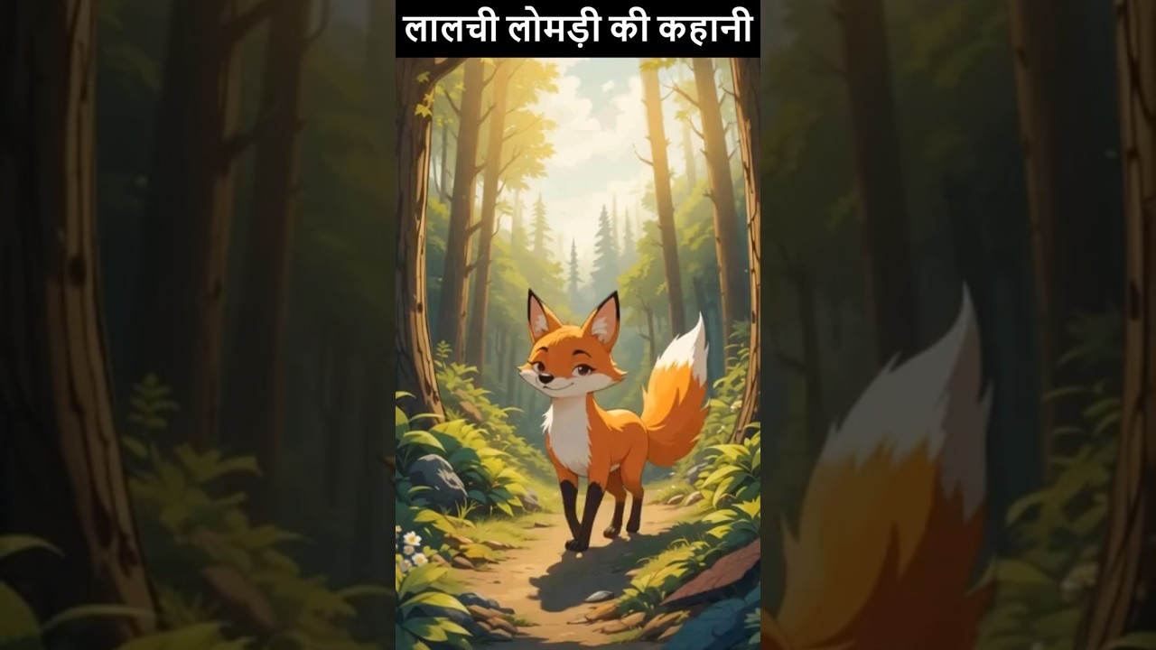 Greedy Fox Story लालची लोमड़ी की कहानी | Hindi Stories | New Hindi Kahani #ministories #shortstory
