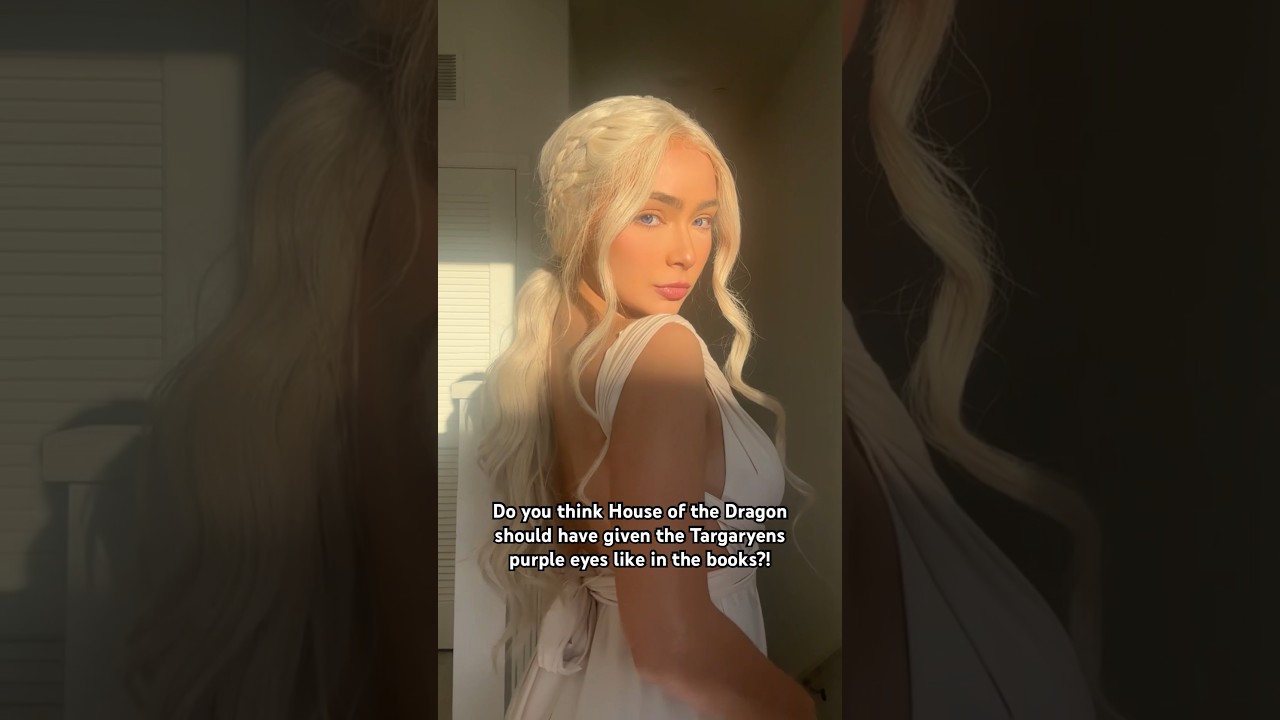 Do you think they should have added purple eyes to #houseofthedragon ?! 🐉 #gameofthrones