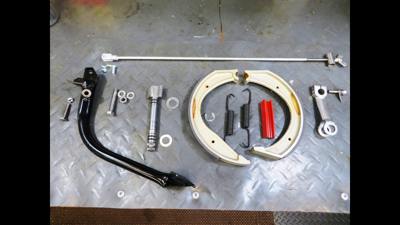 1983 BMW R80ST Install Rear Brake - YouTube