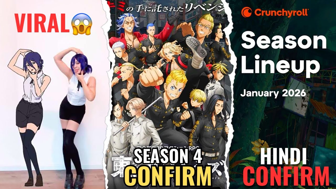 Tokyo revenges S4 confirm😱| Raze viral dance 😘 | today’s anime news 