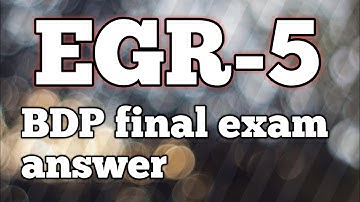 EGR-5// bdp final exam answer nsou