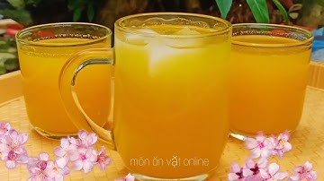 Nước ép thơm,dứa, khóm | cách làm nước ép bằng máy xay sinh tố | món ăn vặt online