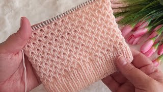  1 Günde Yelek Ördüren Model Çok Kolay Örgü Modeli Easy Knitting Pattern